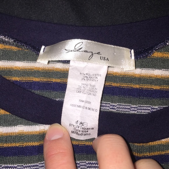 Cropped long sleeve shirt - Picture 2 of 2